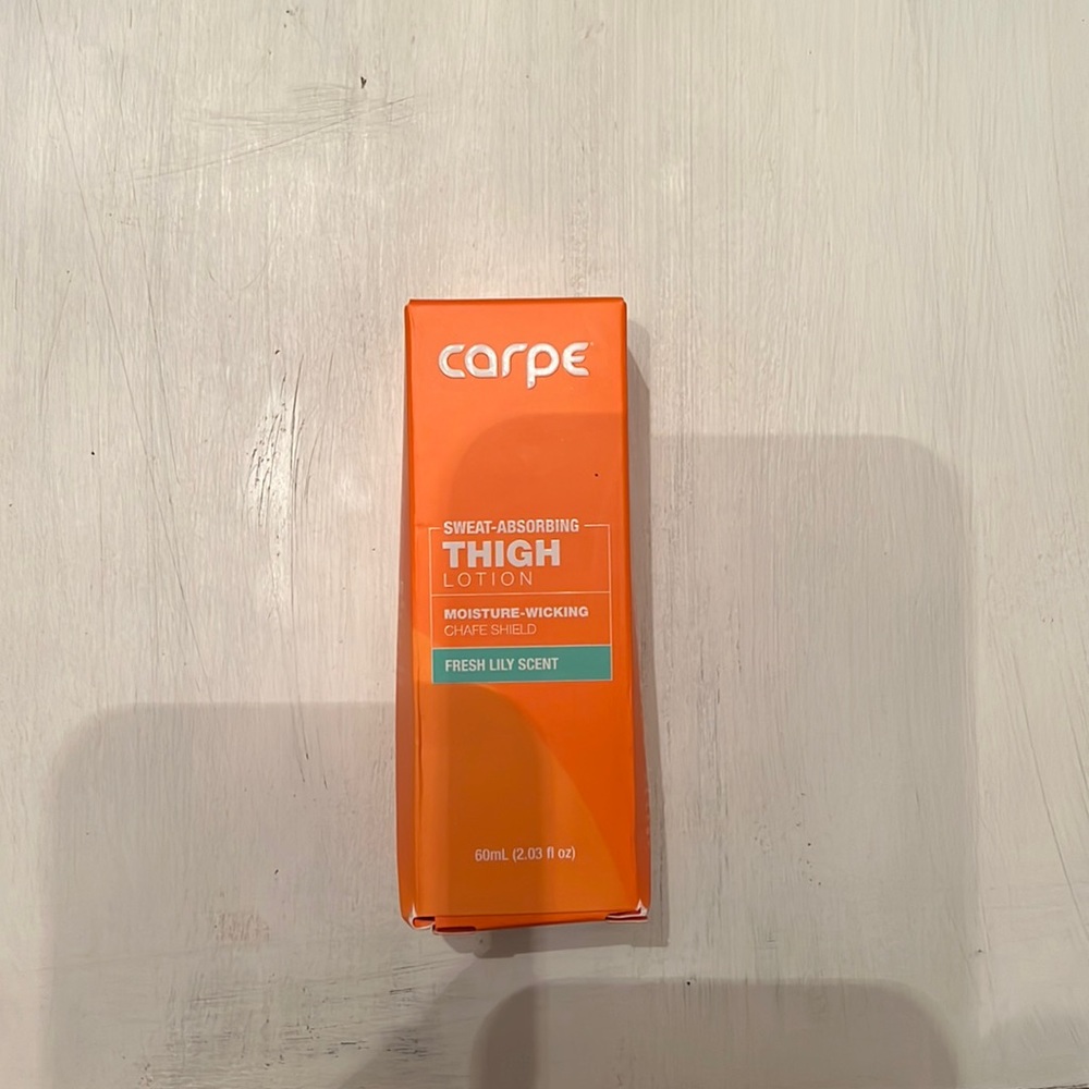 Carpe Moisture wicking thigh lotion